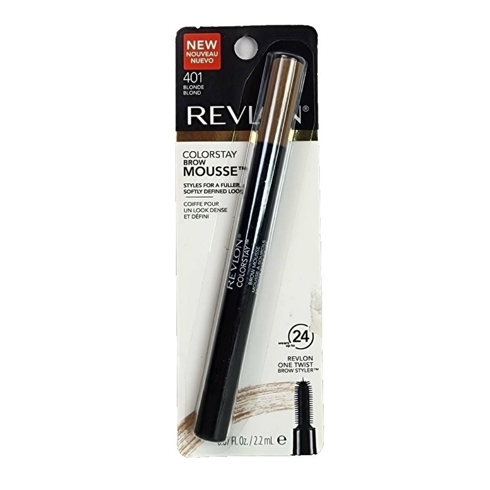 Revlon Colorstay Brow Mousse 401 Blonde Brow‎ Styler Duo New Sealed